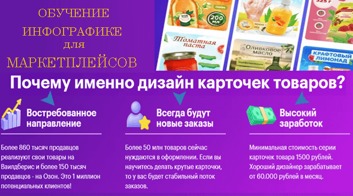Обучение инфографике для маркетплейсов